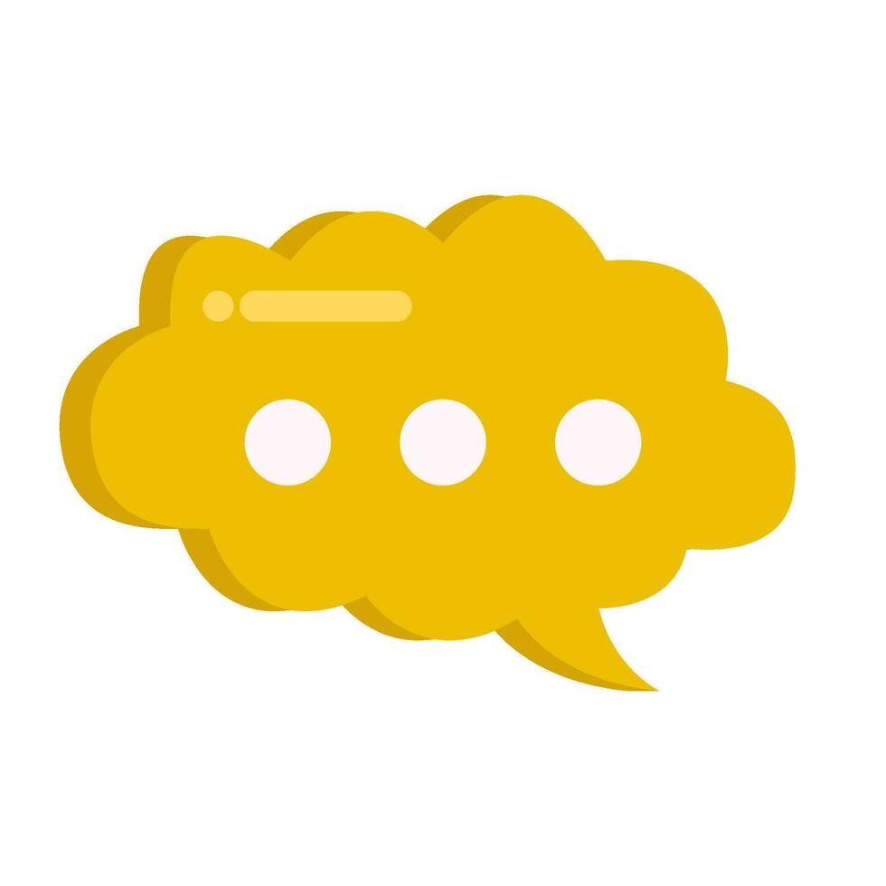 cloud speech bubble communication illustration vector