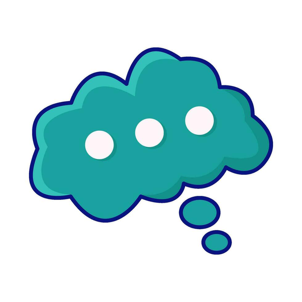 cloud speech bubble communication illustration vector