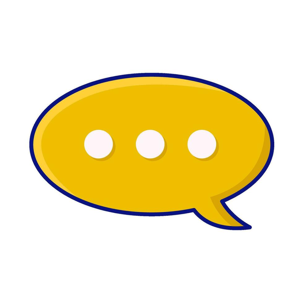 speech bubble communication illustration vector