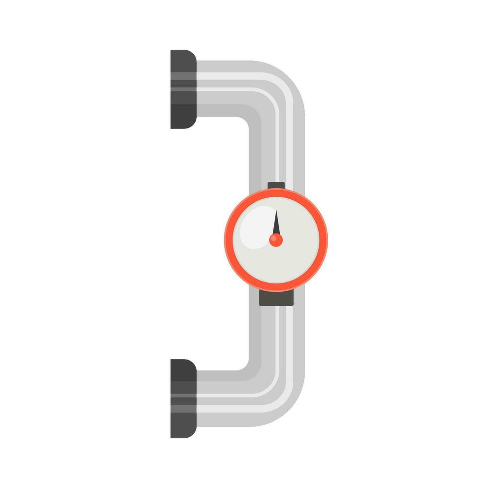 pipe water with speed illustration vector