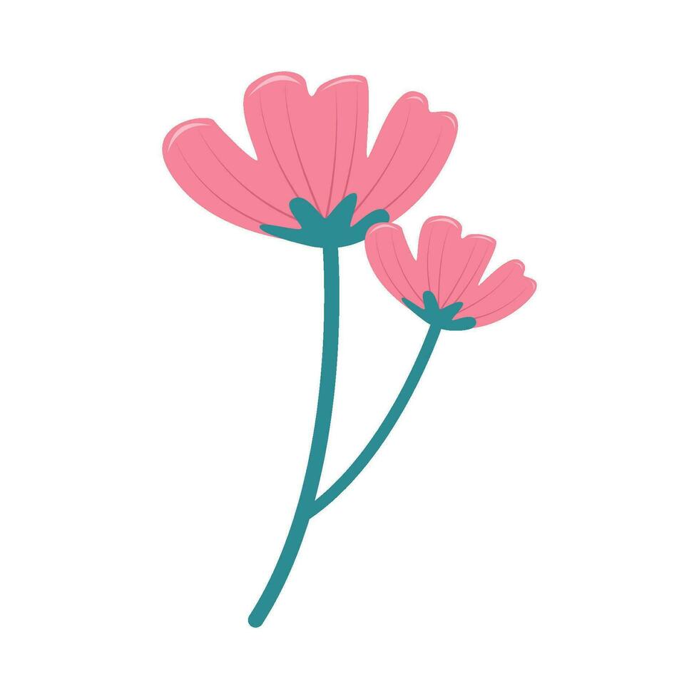 flower plant illustration vector