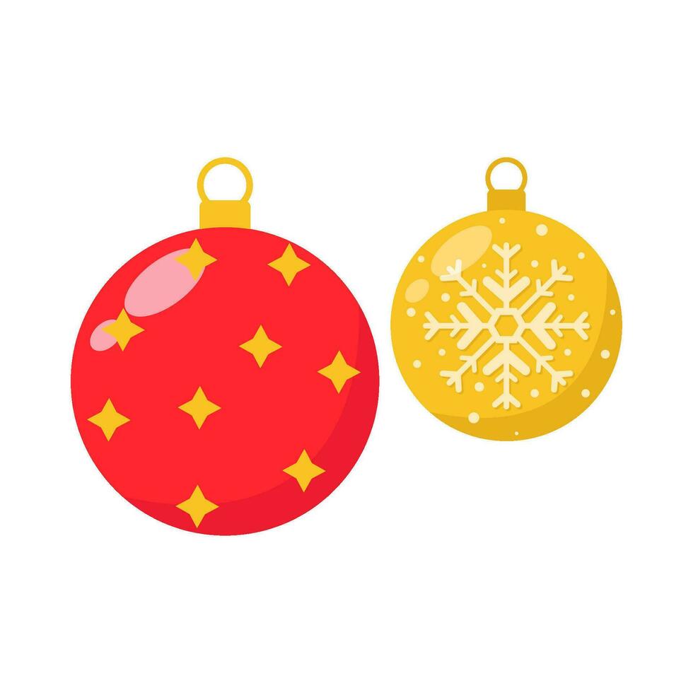 christmas ball decoration illustration vector