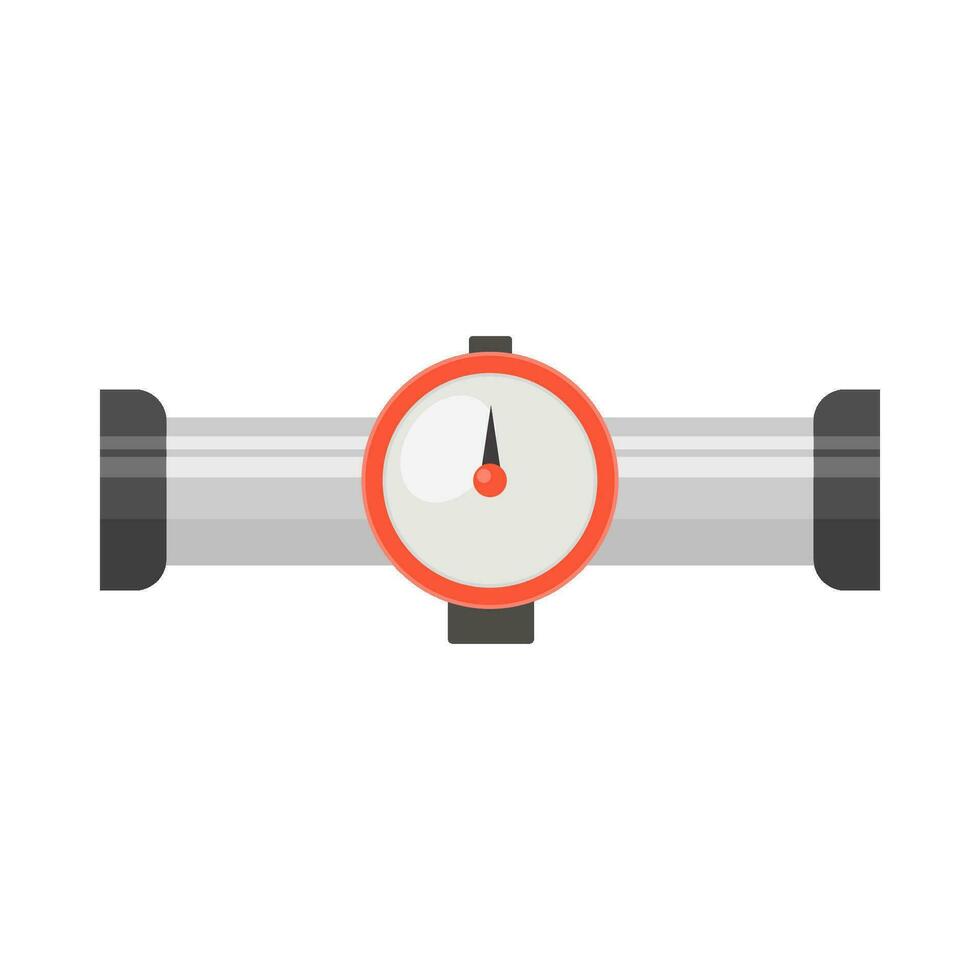pipe water with speed illustration vector