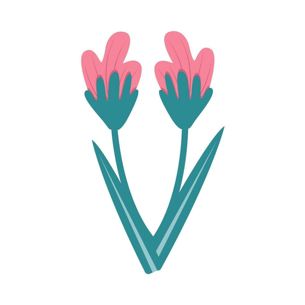 flower plant illustration vector