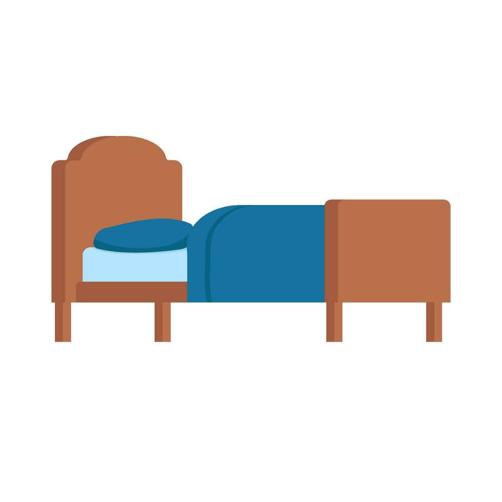 bed sleep  illustration vector