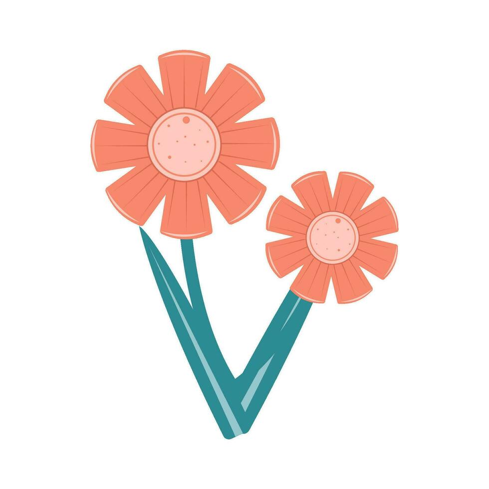 flower plant illustration vector