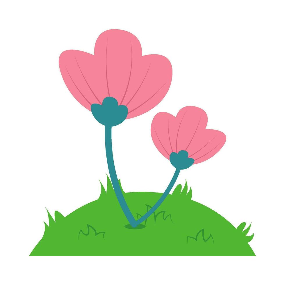 flower plant illustration vector