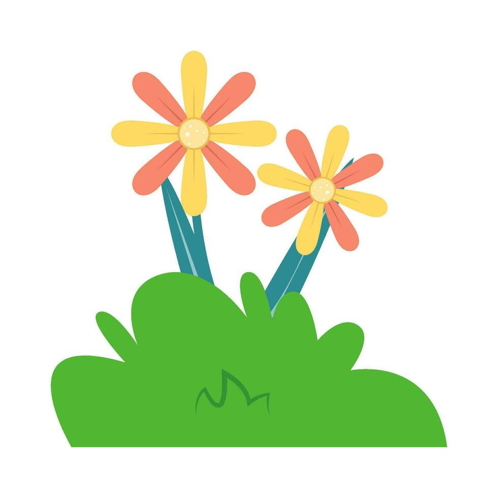 flower plant illustration vector