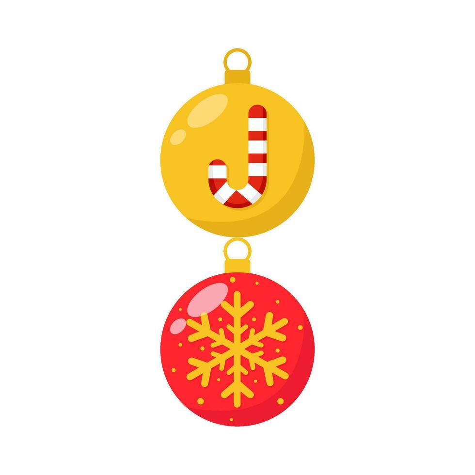 christmas ball decoration illustration vector