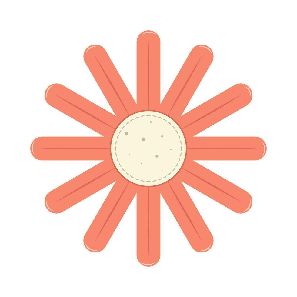 daisy flower illustration vector
