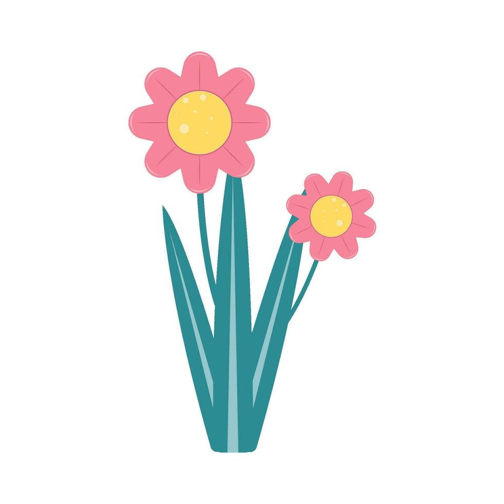 flower plant illustration vector