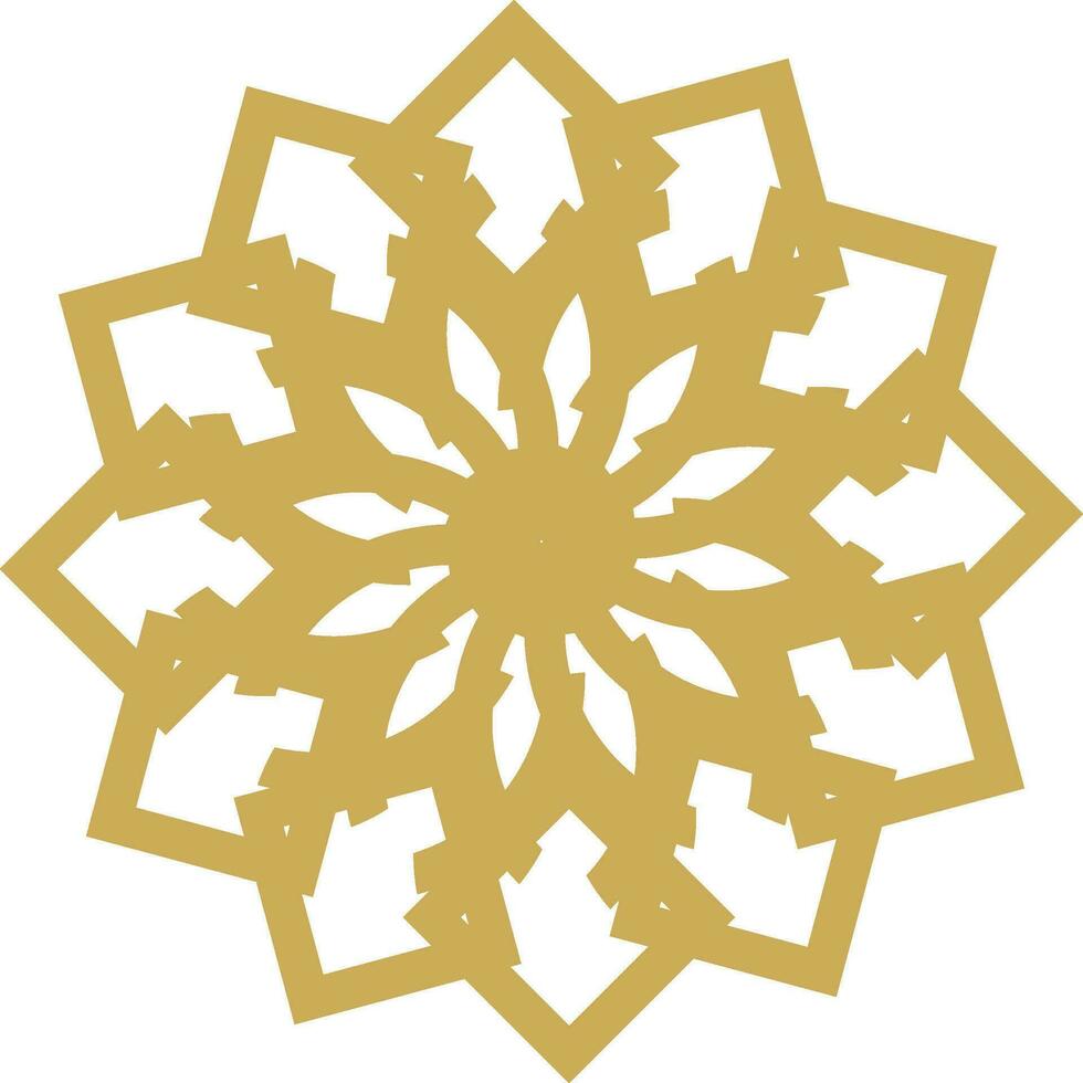 Abstract luxury mandala logo vector element