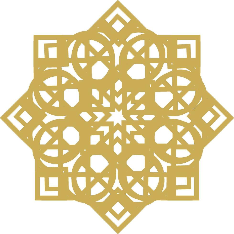 Abstract luxury mandala logo vector element