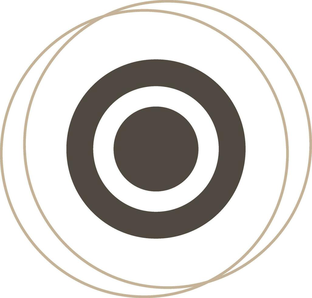 Aesthetic social media logo icon vector element