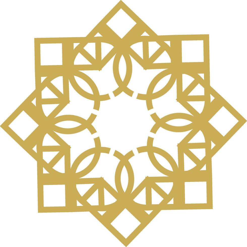 Abstract luxury mandala logo vector element