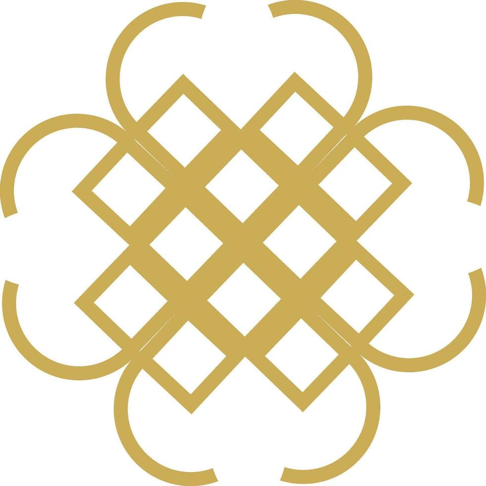Abstract luxury mandala logo vector element