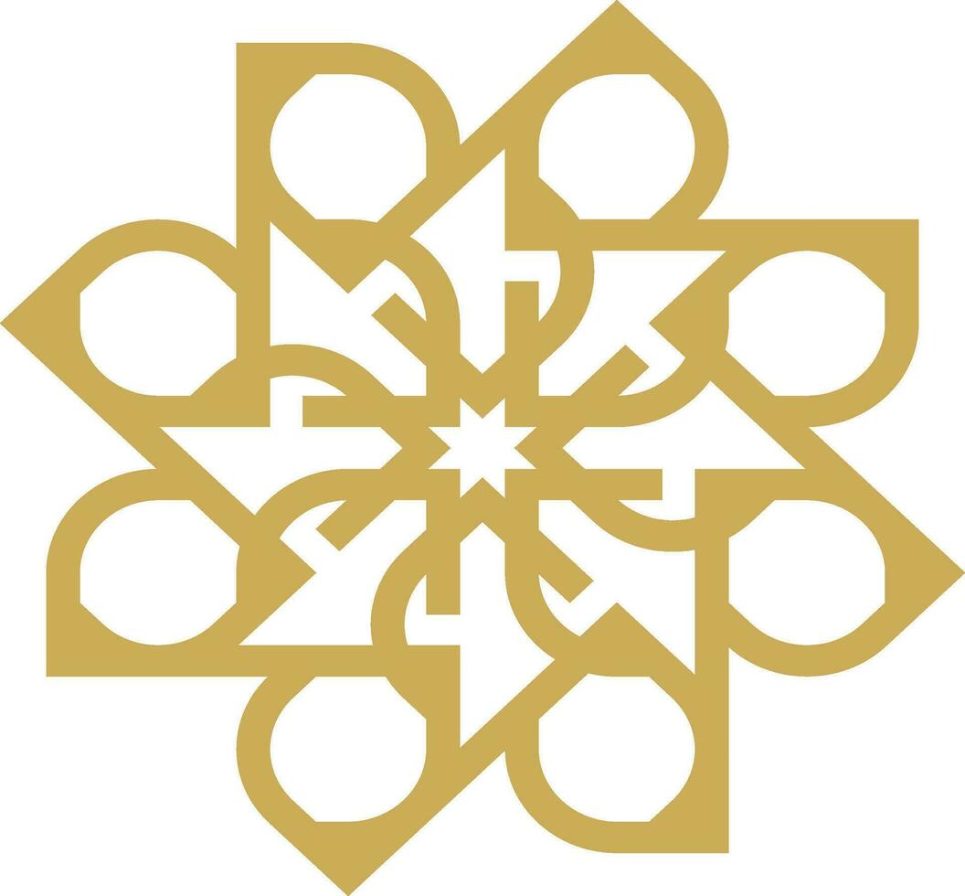 Abstract luxury mandala logo vector element