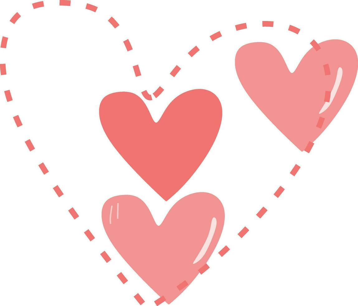 Love cute hand draw vector element