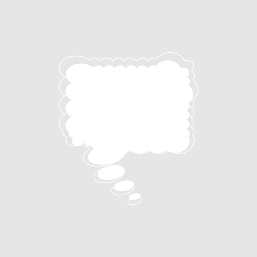 Abstract bubble chat vector element