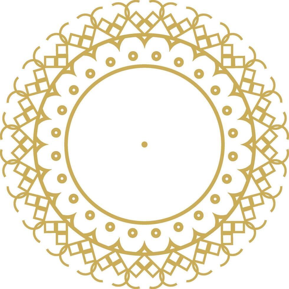 Abstract luxury mandala logo vector element