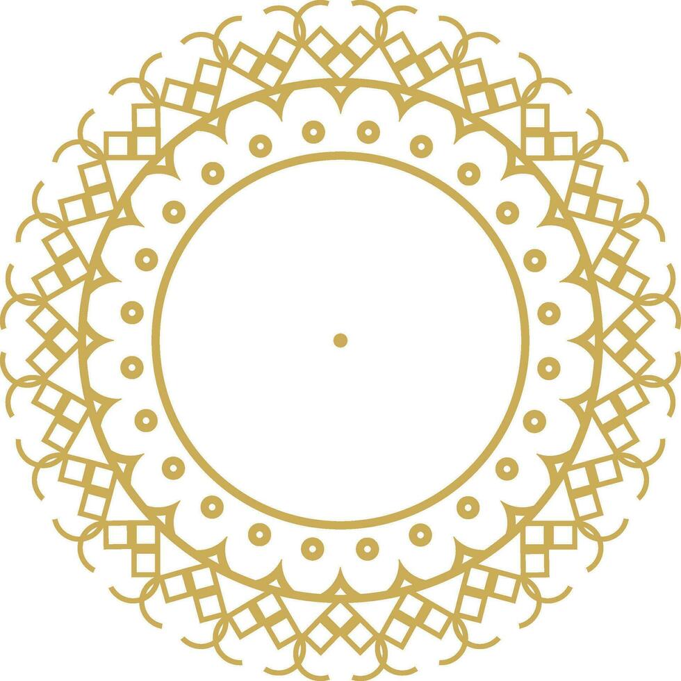 Abstract luxury mandala logo vector element