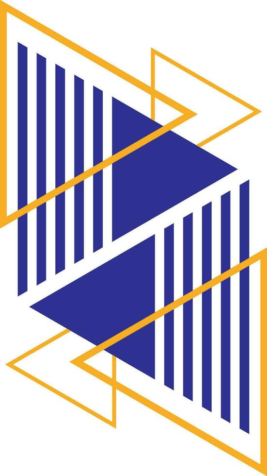 Abstract memphis geometric shape vector element