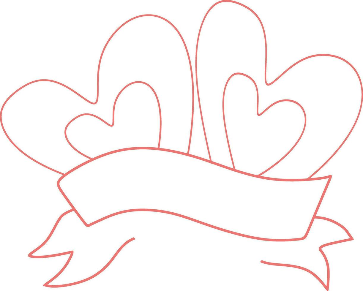 Love cute hand draw vector element