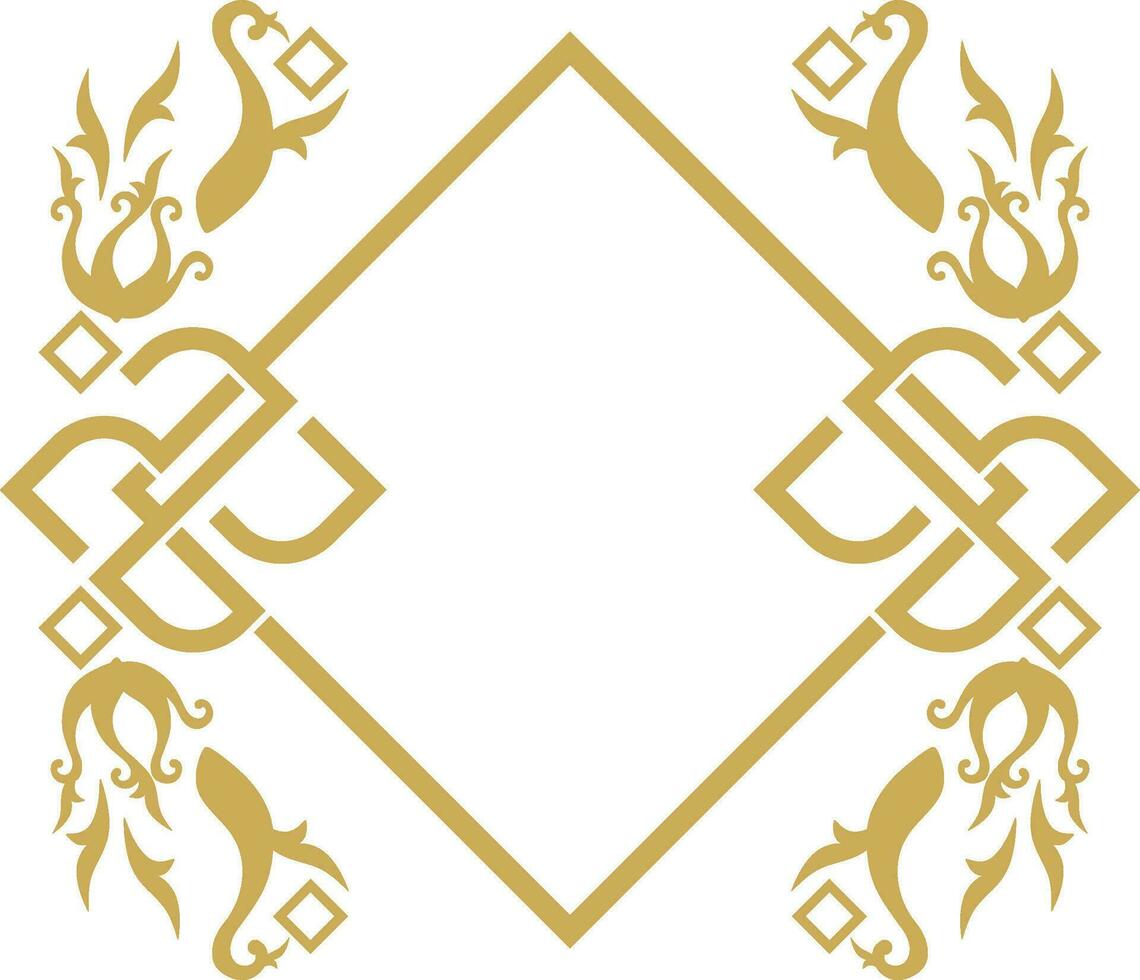 Abstract luxury mandala logo vector element