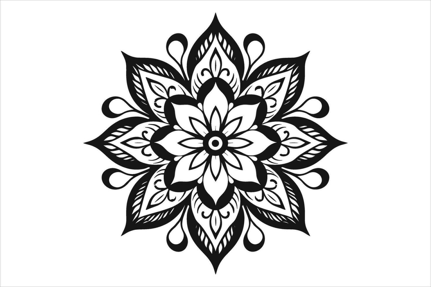 Mandala Design patterns Vector, simple mandala design, mandala design mehndi, vector