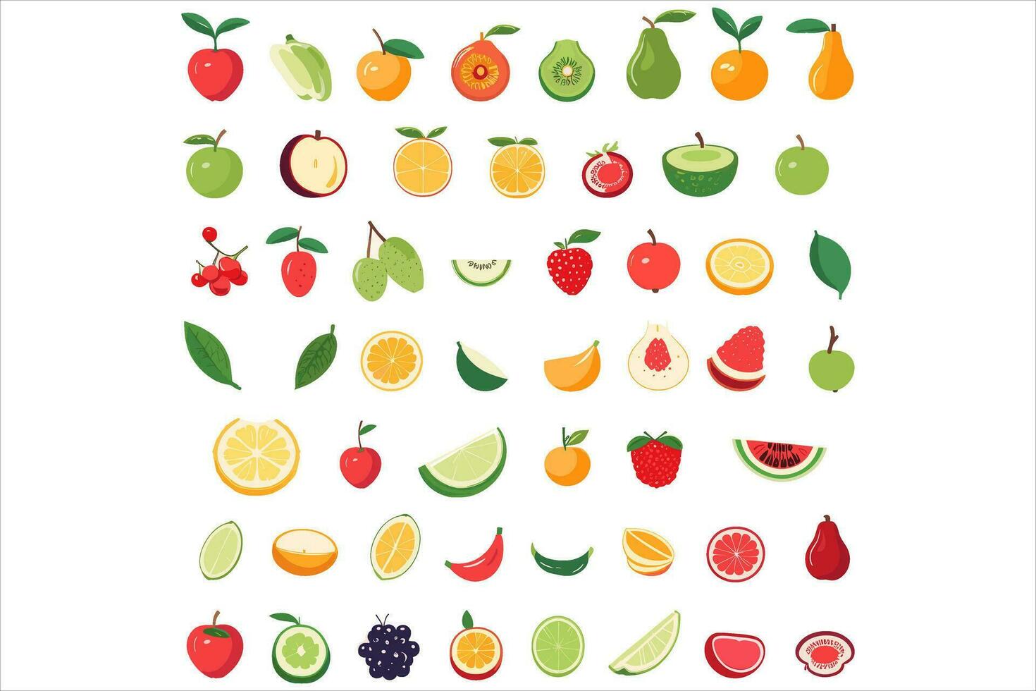 Vegetable food and fruits vector,food vector,fresh food vector, vector