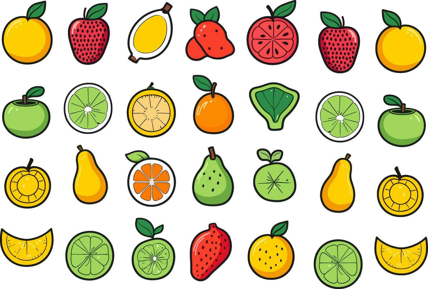 vegetal comida y frutas vector, comida vector, fresco comida vector, vector