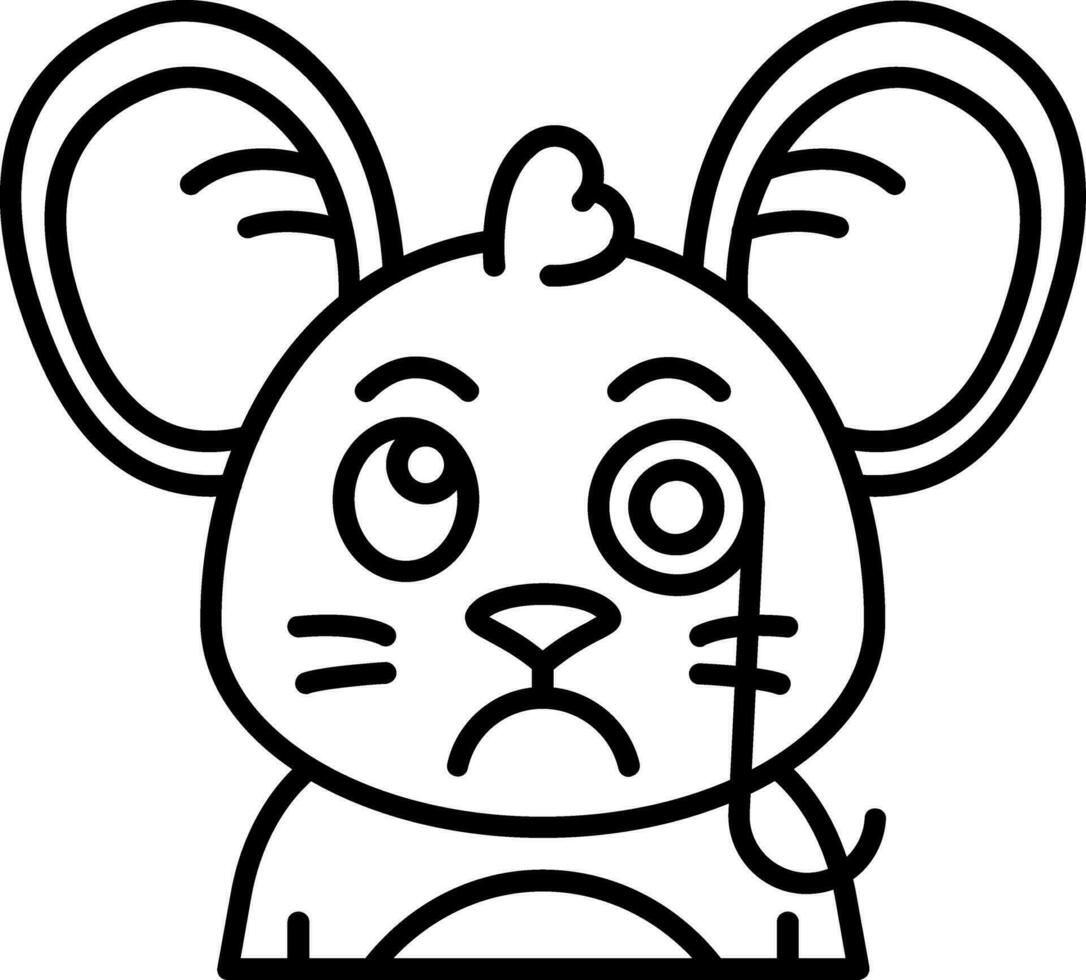 Detective Line Icon vector