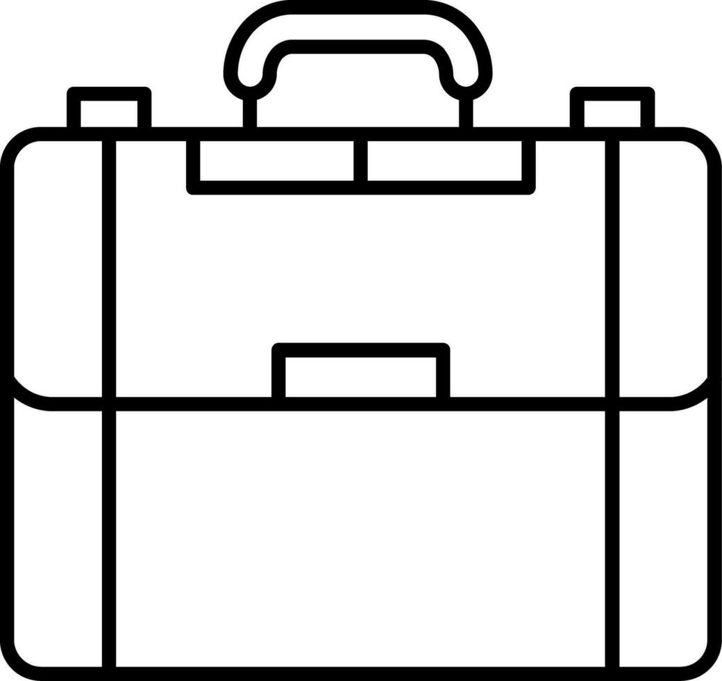 Briefcase Line Icon vector