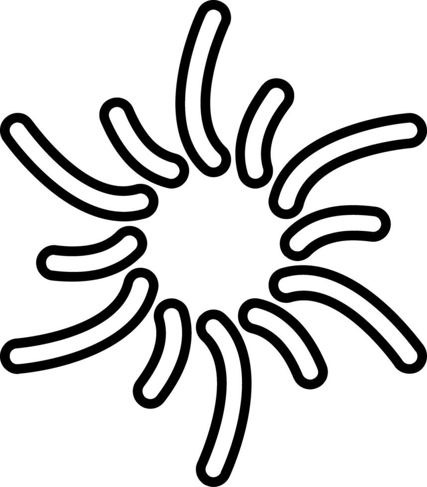 Cyclone Line Icon vector