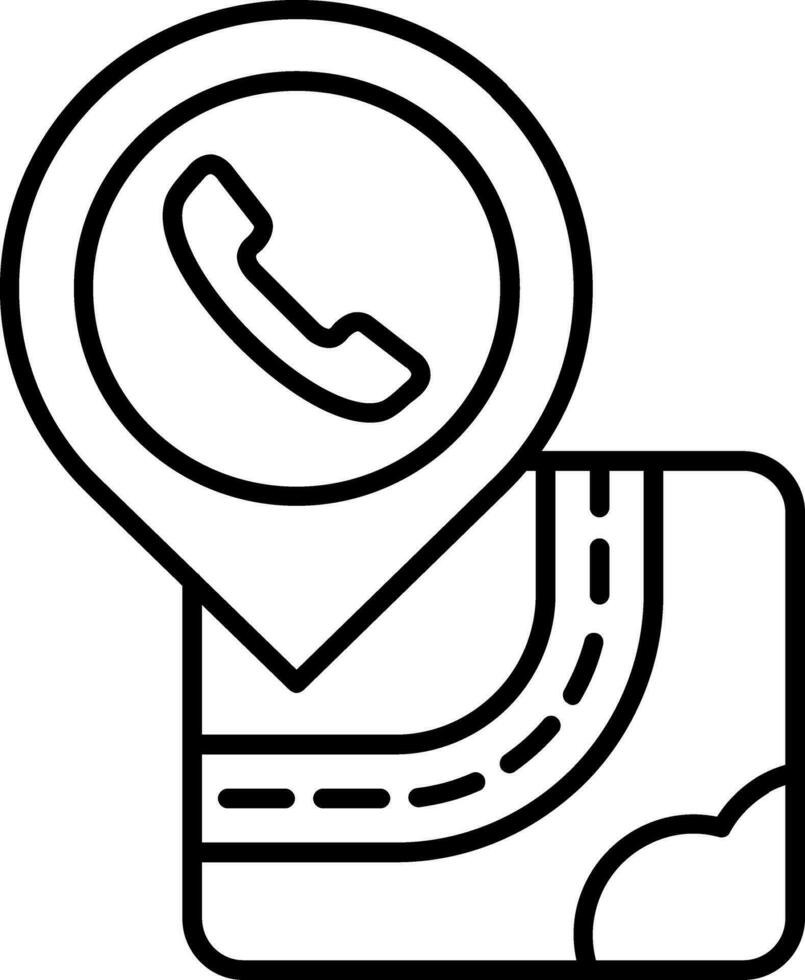 Help center Line Icon vector