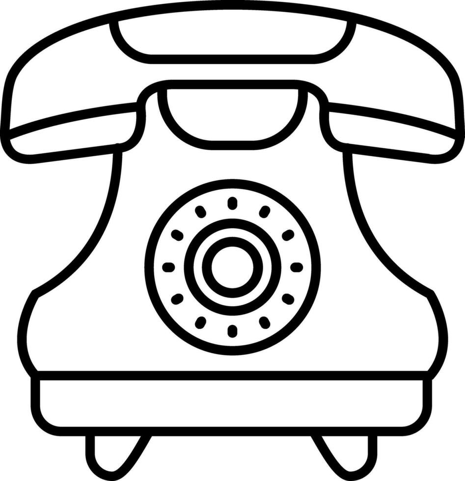 Telephone Line Icon vector