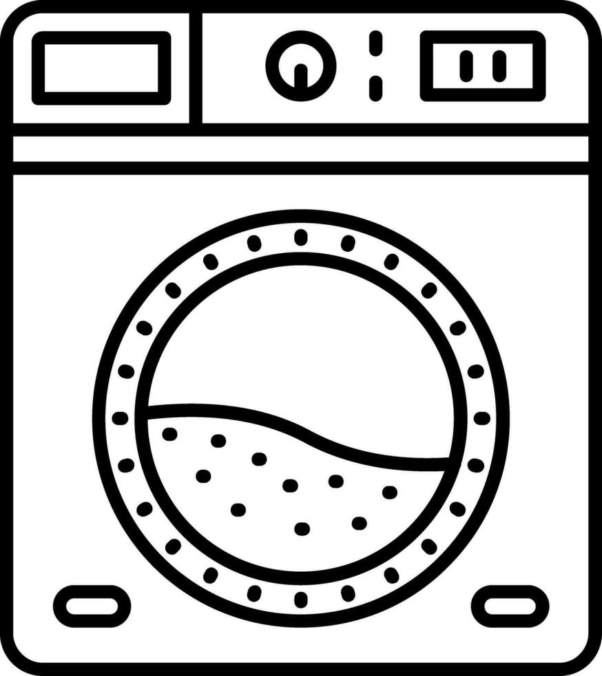 Laundry Line Icon vector