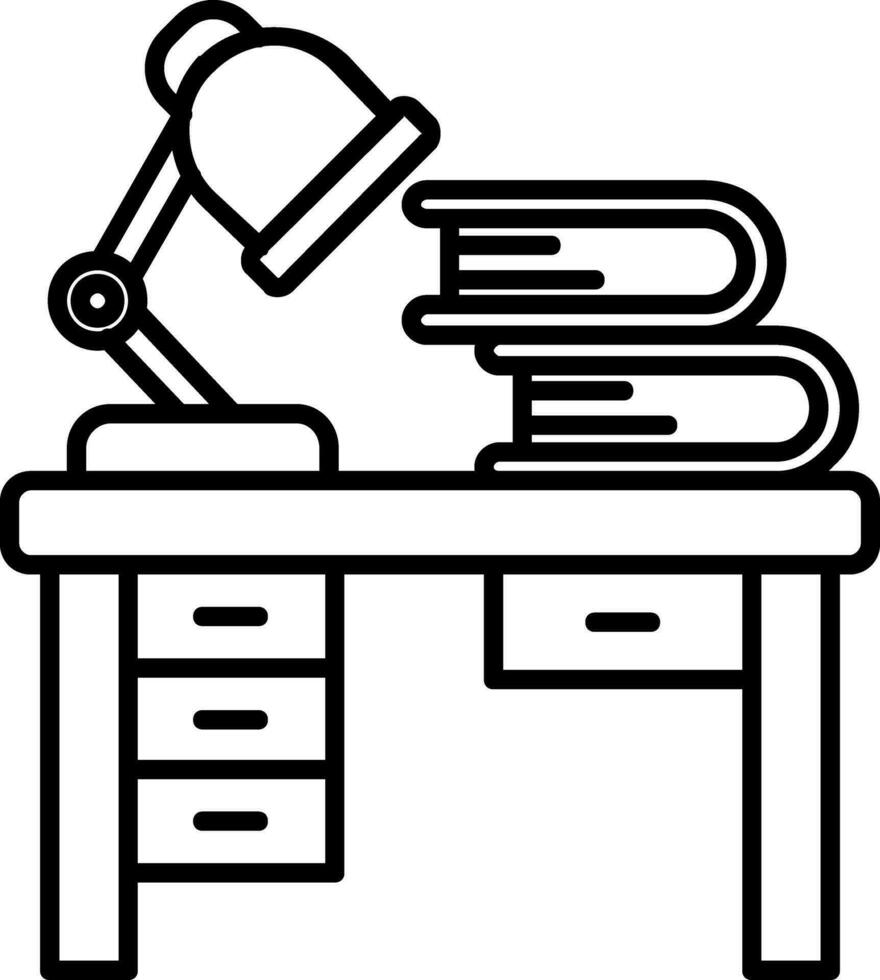 Workspace Line Icon vector