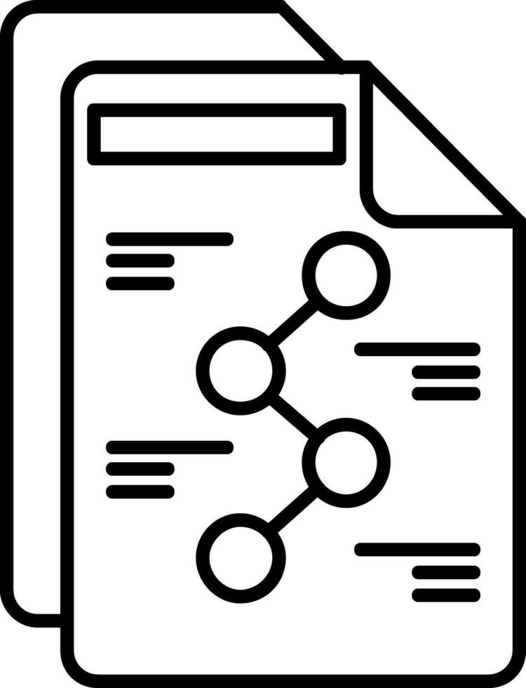 Infographics Line Icon vector