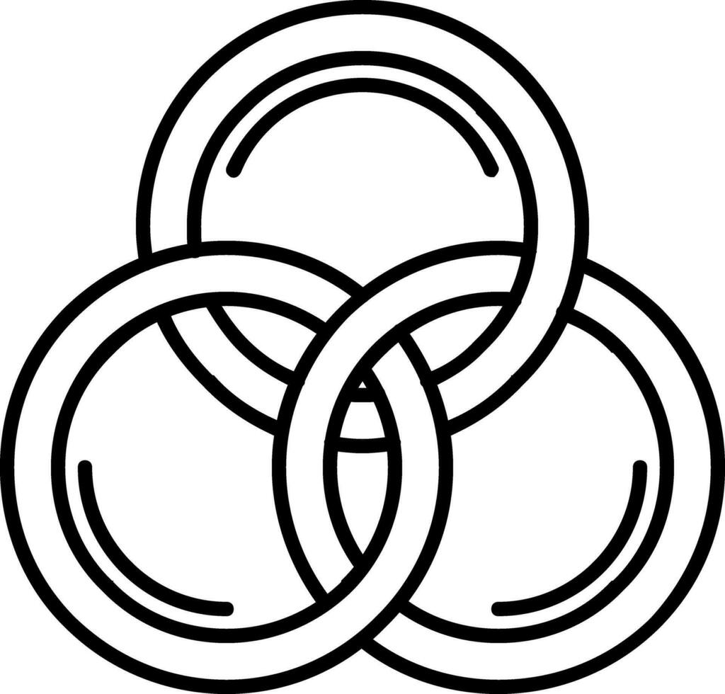 Cmyk Line Icon vector