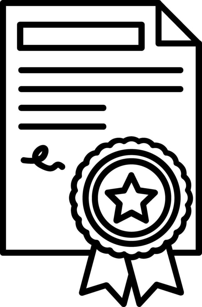 Agreement Line Icon vector