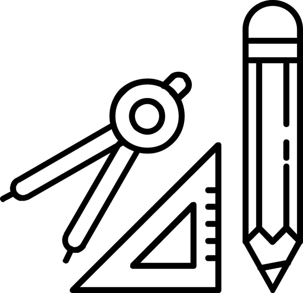 Geometry Line Icon vector