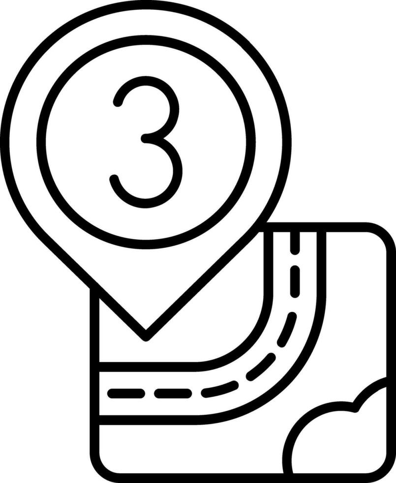 Three Line Icon vector