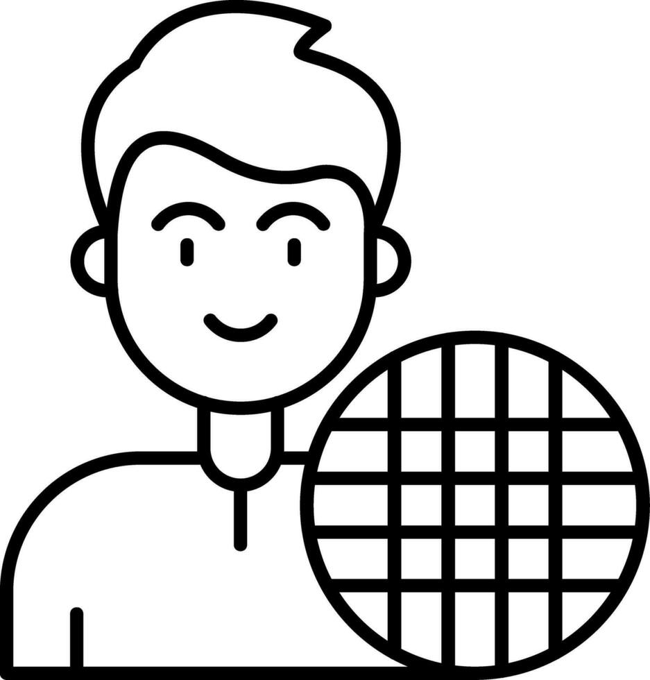 Grid Line Icon vector