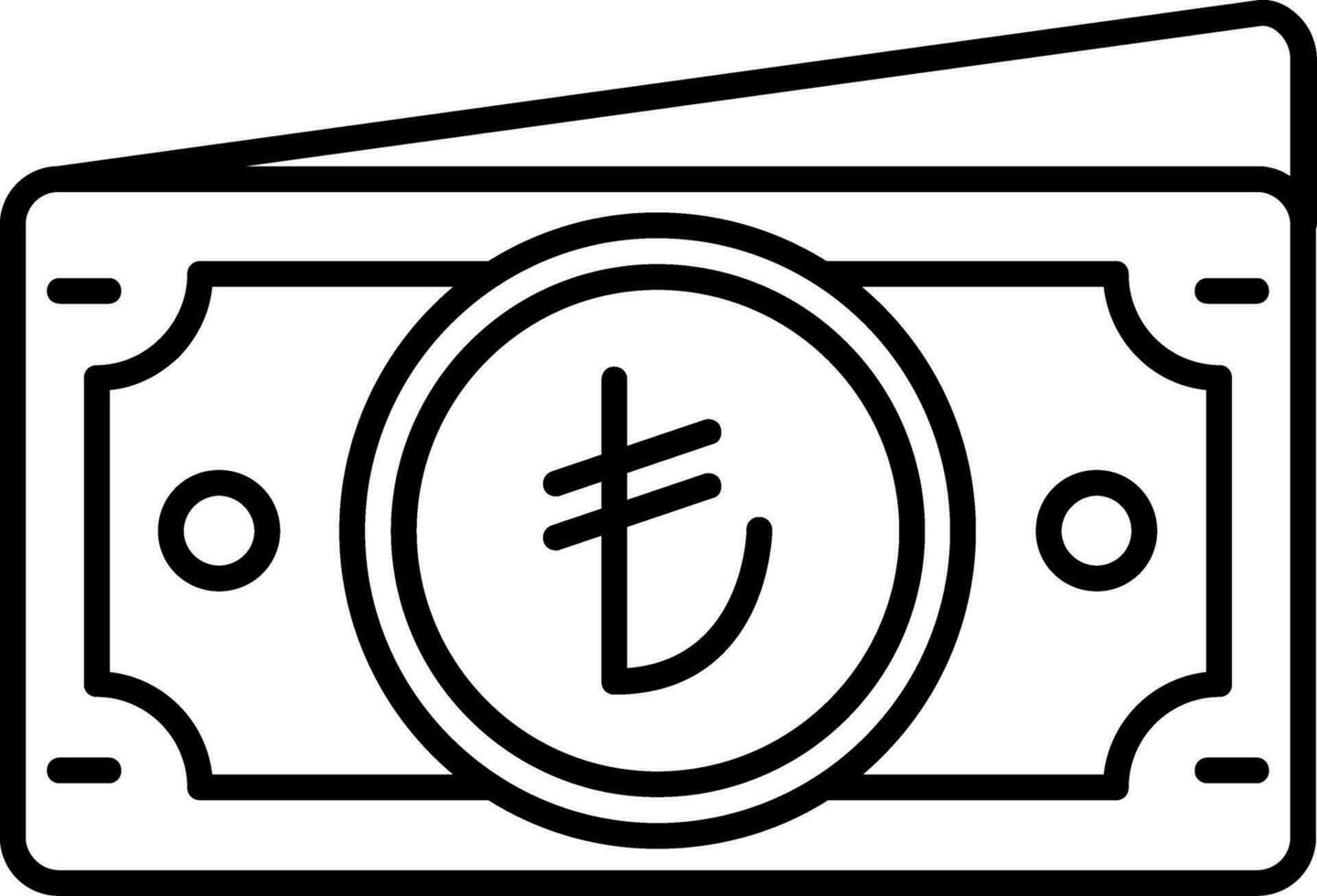 turco línea icono vector
