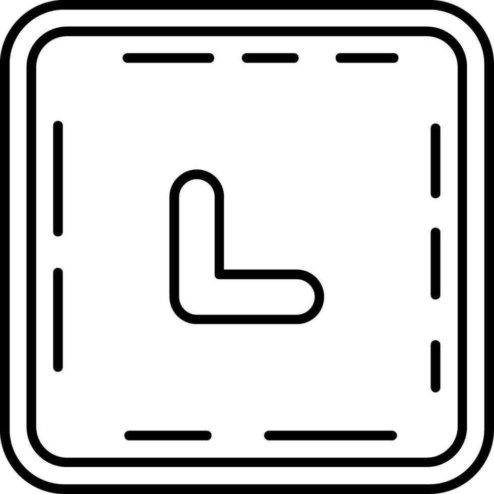 Chevron Line Icon vector
