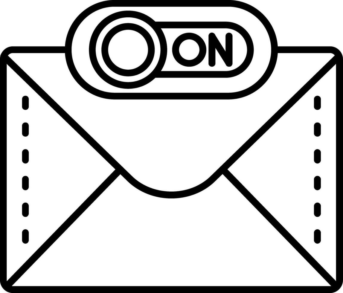 On Line Icon vector
