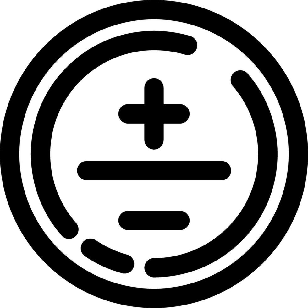 Mathematical symbol Line Icon vector