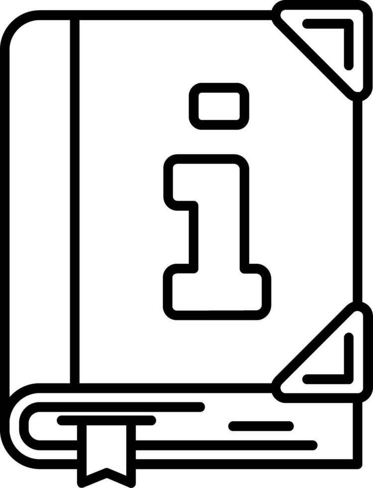 Info Line Icon vector