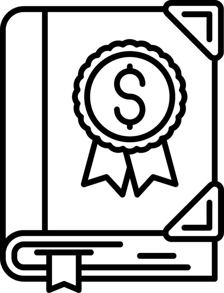 Valuable Line Icon vector